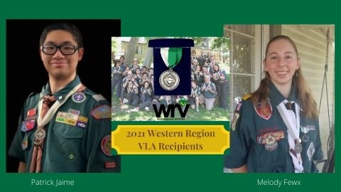 Image of 2021 Western Region VLA Recipients.