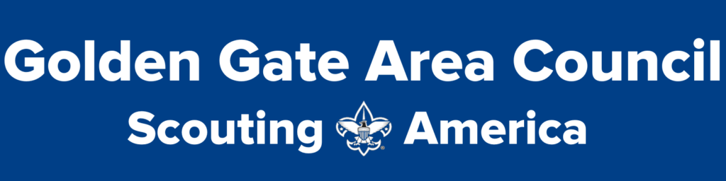 GGAC Scouting America banner white text on blue background