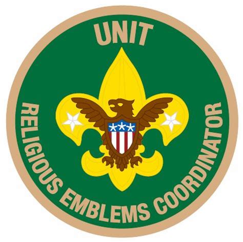 Unit religious emblem coordinator patch