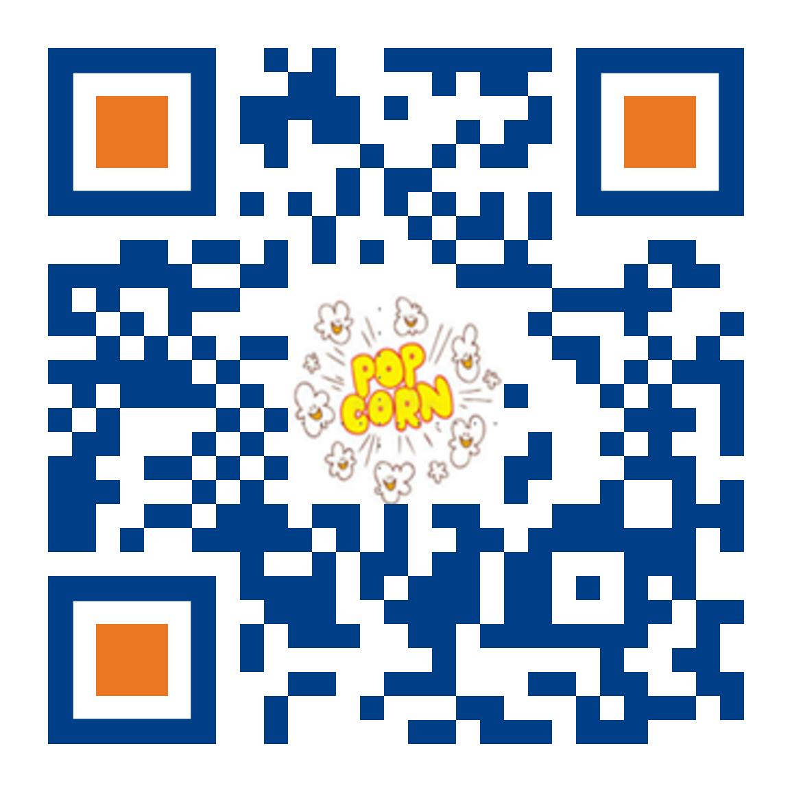 Trail's End Popcorn 2025 registration QR code