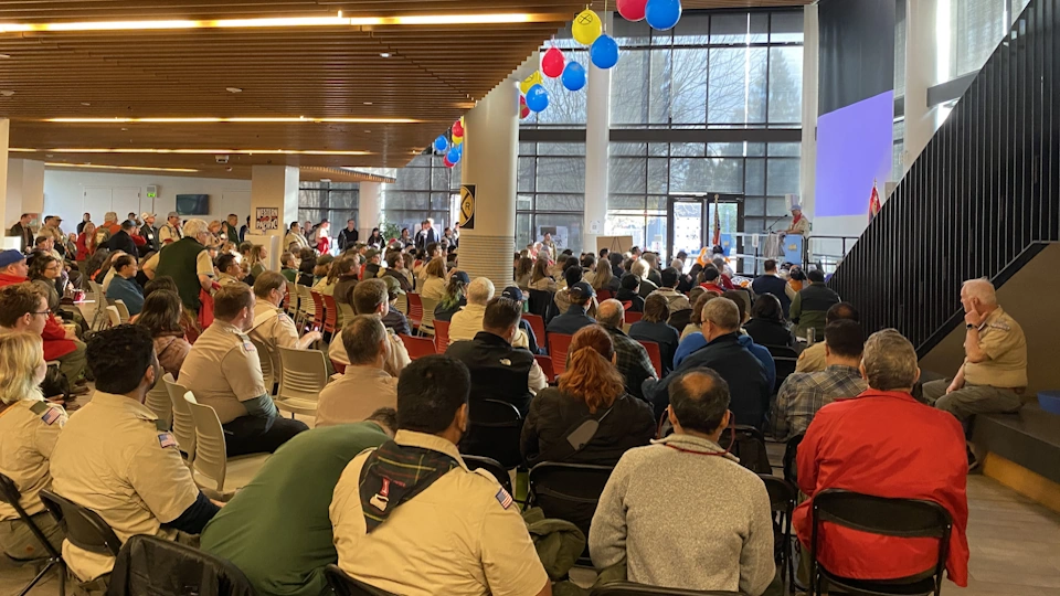 Scouters at L.E.A.D. keynote address