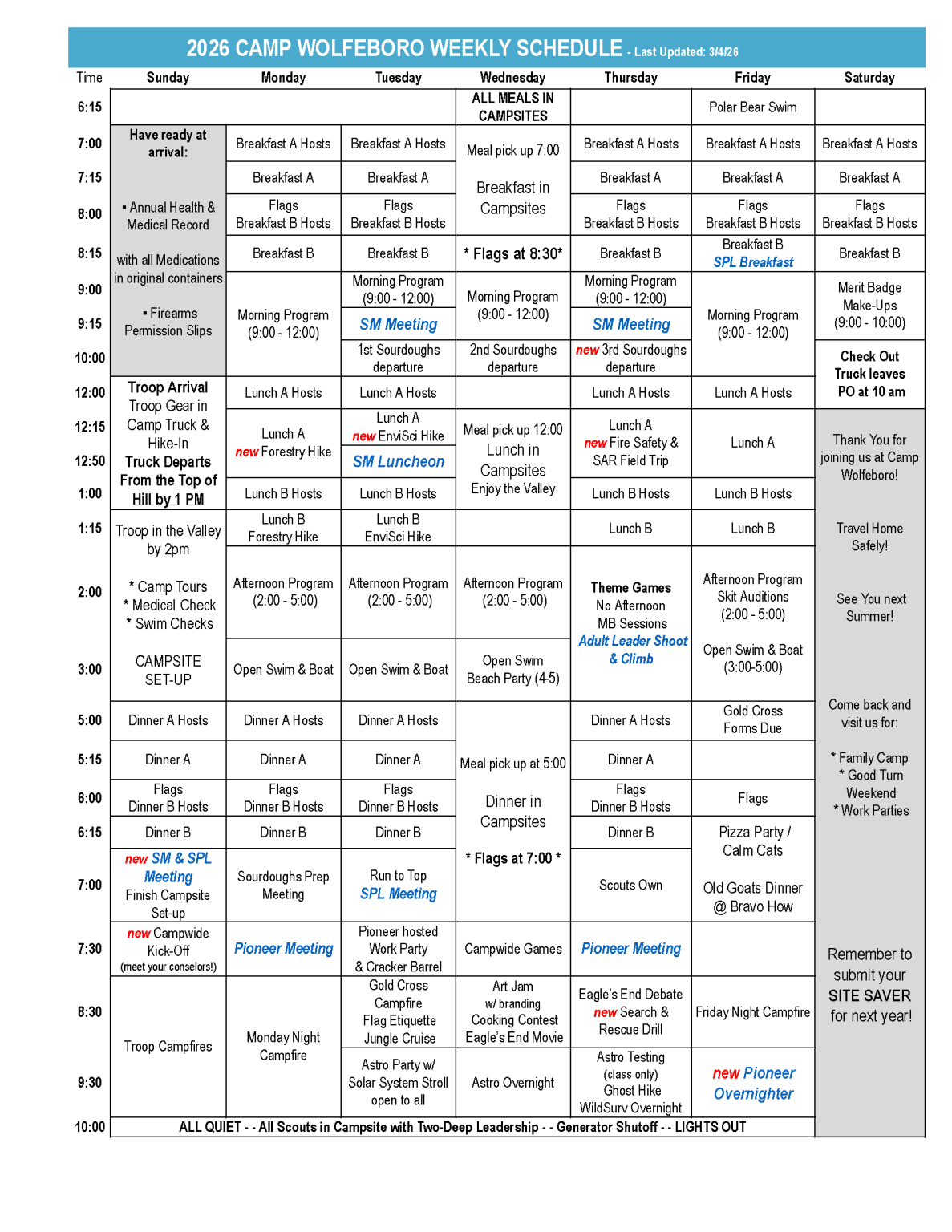 2026 Wolfeboro Weekly Schedule 20260304