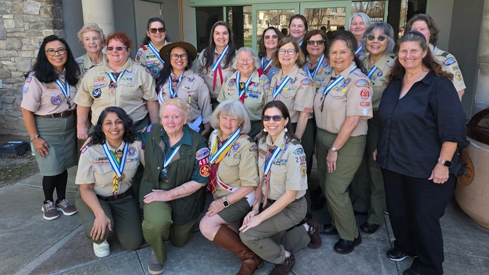 GGAC female volunteers who have earned the Silver beaver Award