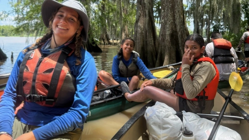 Adventure canoeing in Louisiana