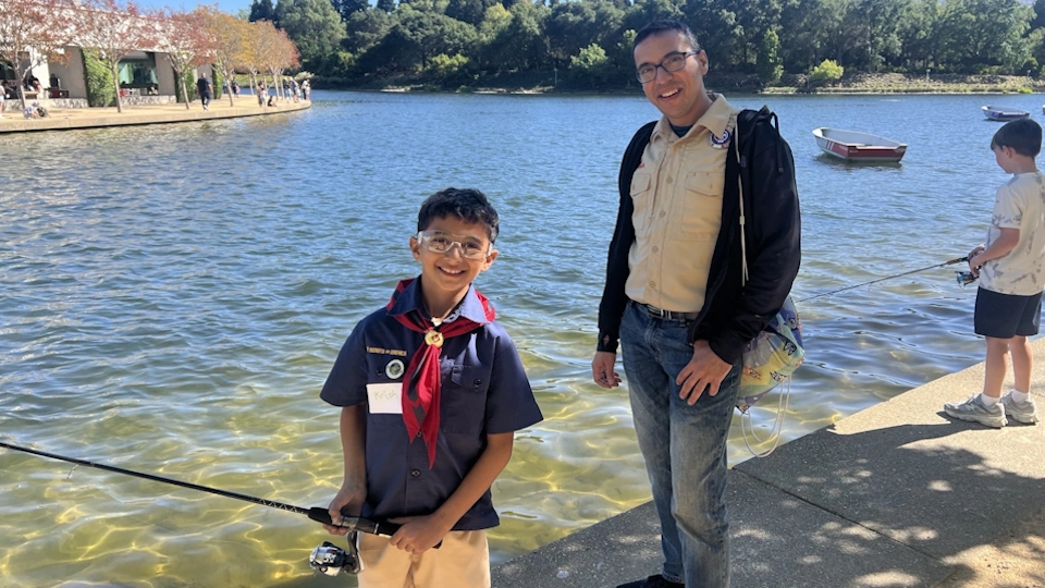 Meridian District cub scout fishing derby