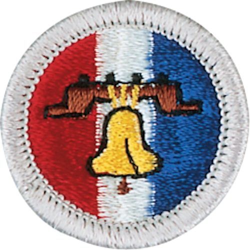 Citizenship in the Nation merit badge patch