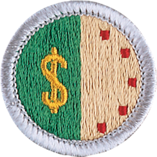 Personal Management merit badge patch