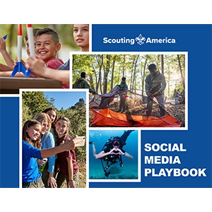 Scouting America Social Media Playbook Front Page