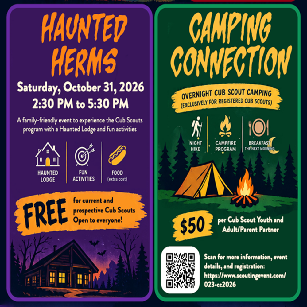 Cubs Halloween Haunted House and Camping Connection